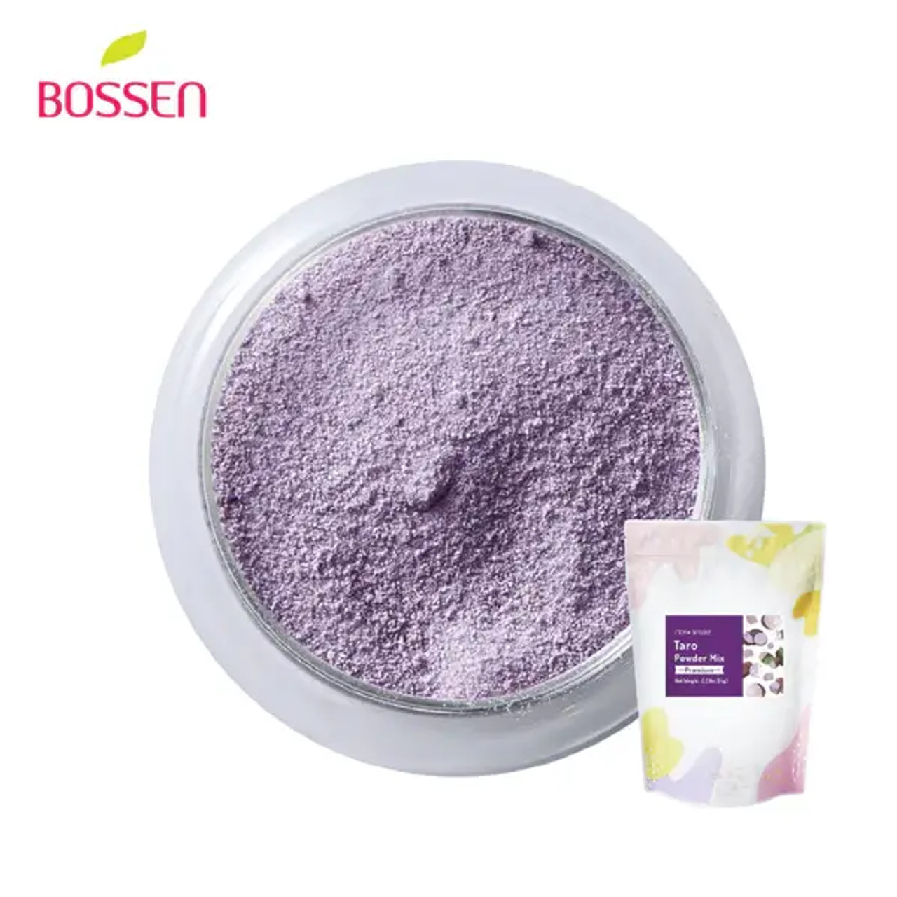 Bossen 1 kg (2.2 lb.) Premium Taro Powder Mix - Creamy Delight for Bubble Tea(10/Case)-Chicken Pieces