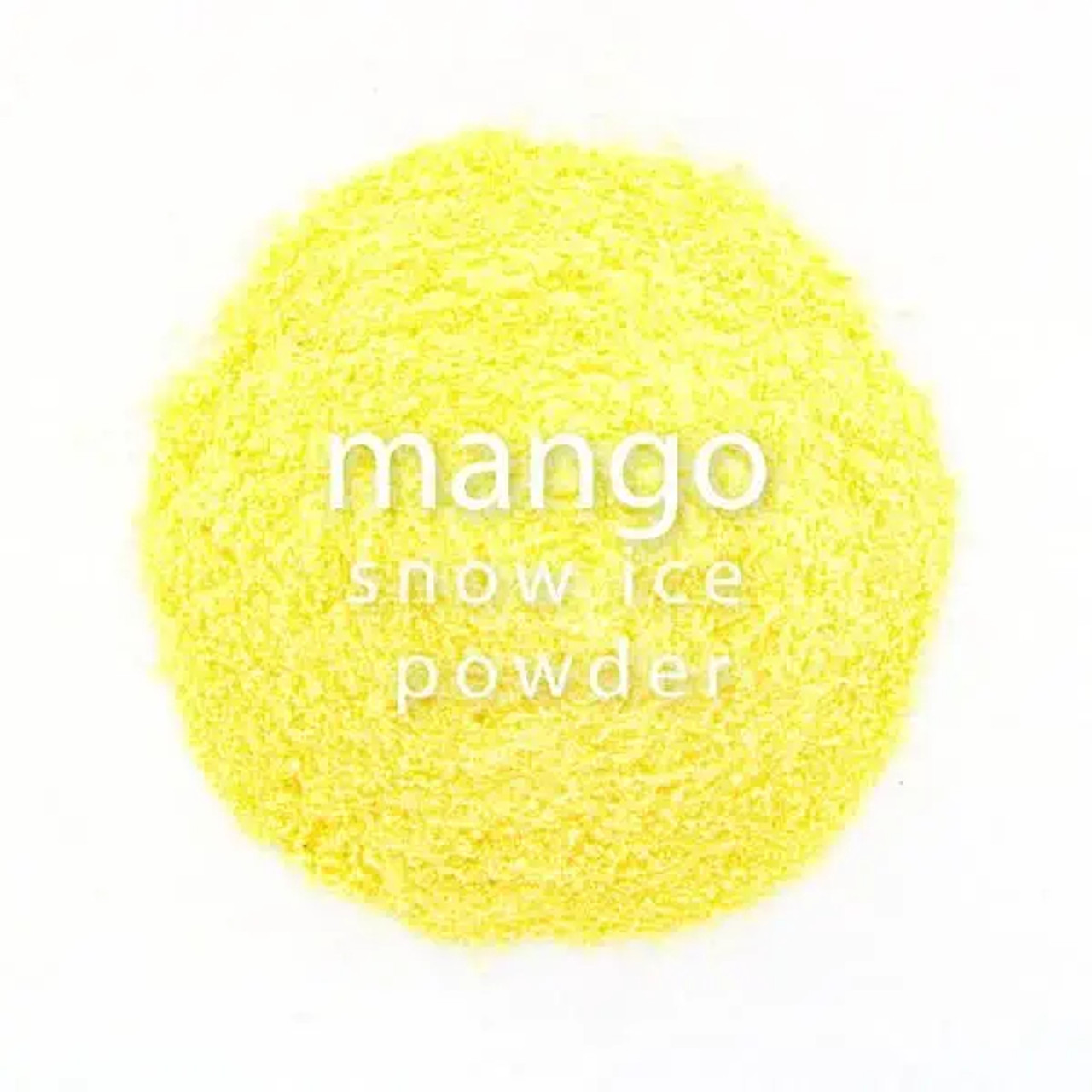Bossen 2.2 lb. (1 kg) Bubble Tea Mango Snow Ice Powder Mix - Refreshing(10/Case)-Chicken Pieces