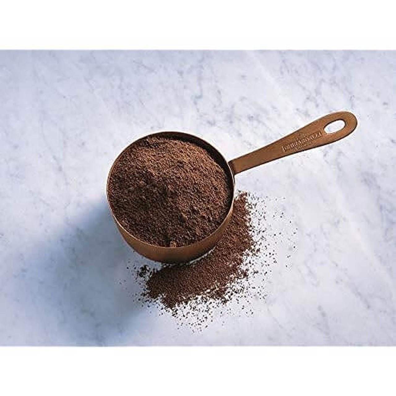 Ghirardelli 25 lb. (11.34 kg) Sweet Ground Dark Chocolate & Cocoa Powder(3/Case)-Chicken Pieces