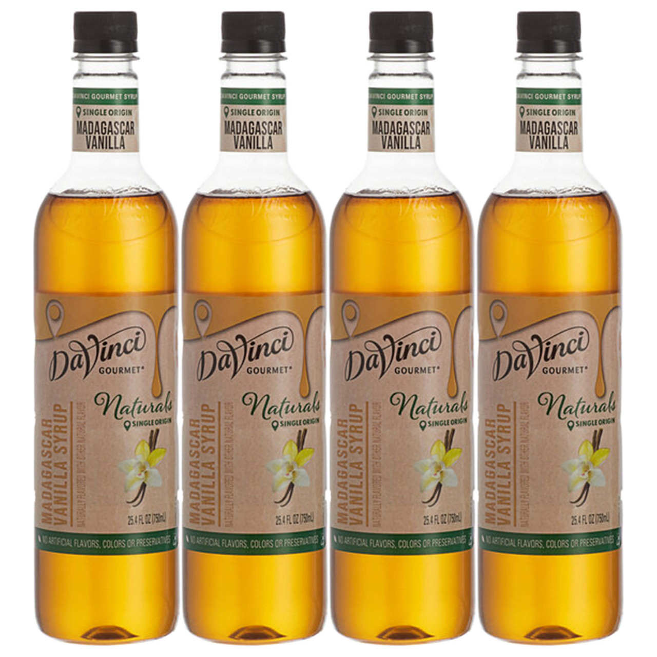 DaVinci Gourmet Madagascar Vanilla Syrup - 25oz/750 mL - Chicken Pieces