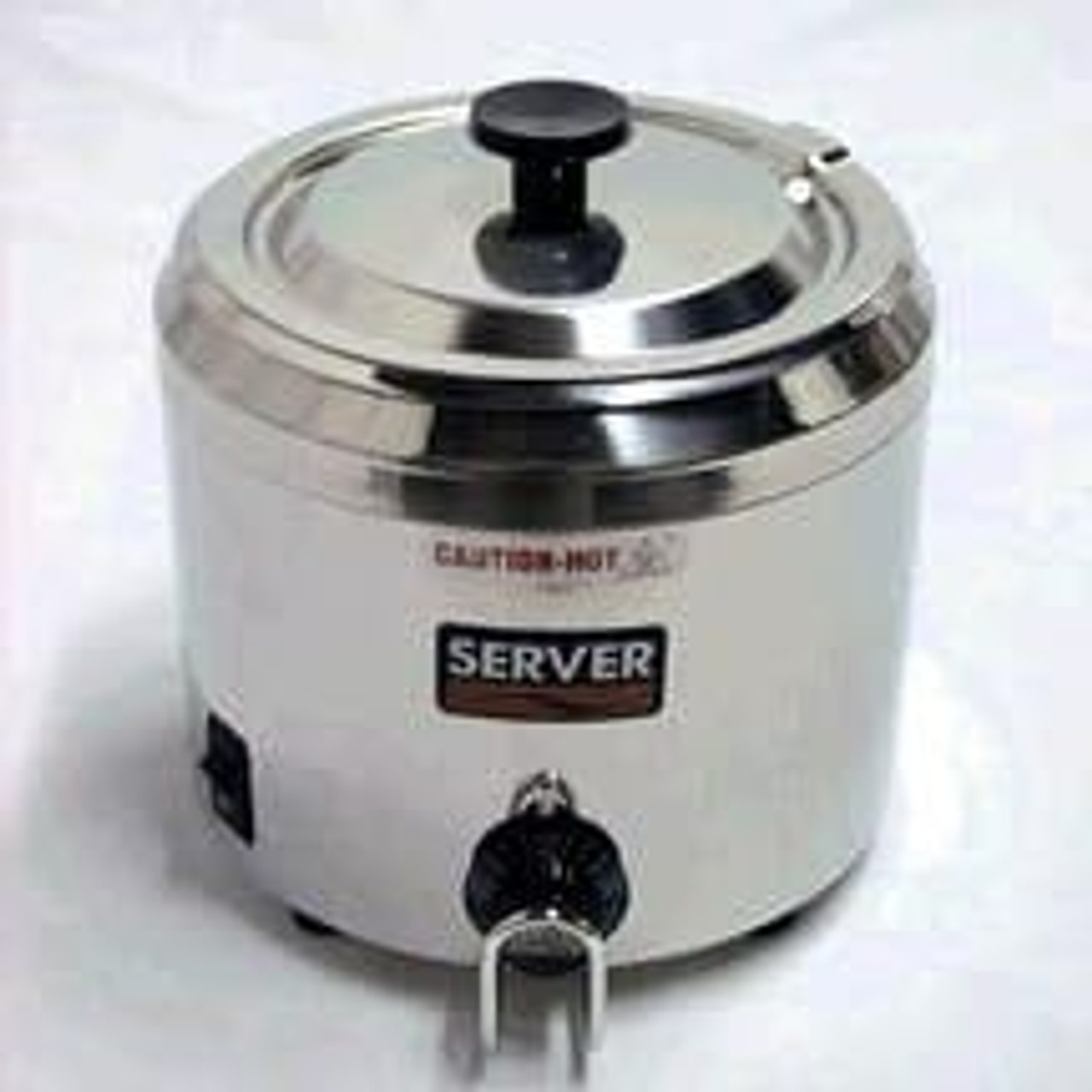 Server 1.5 Qt Small Capacity Stainless Steel Food Warmer w/ Lift Off Lid