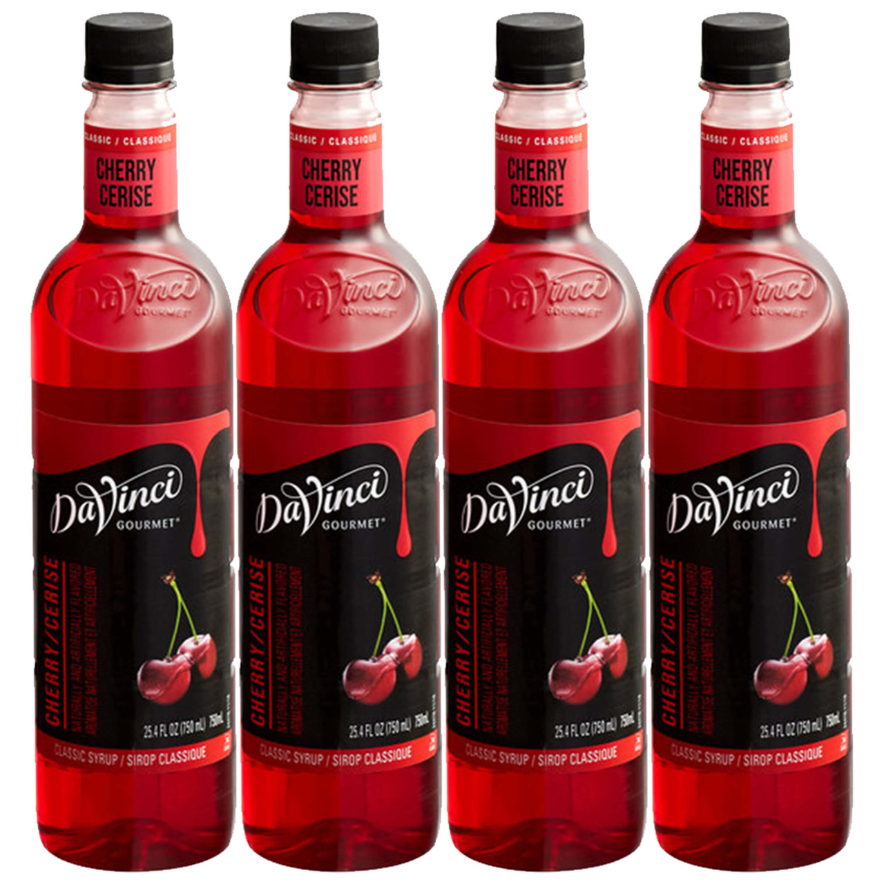 DaVinci Gourmet Classic Cherry Flavoring/Fruit Syrup 25oz/750 mL -Chicken Pieces