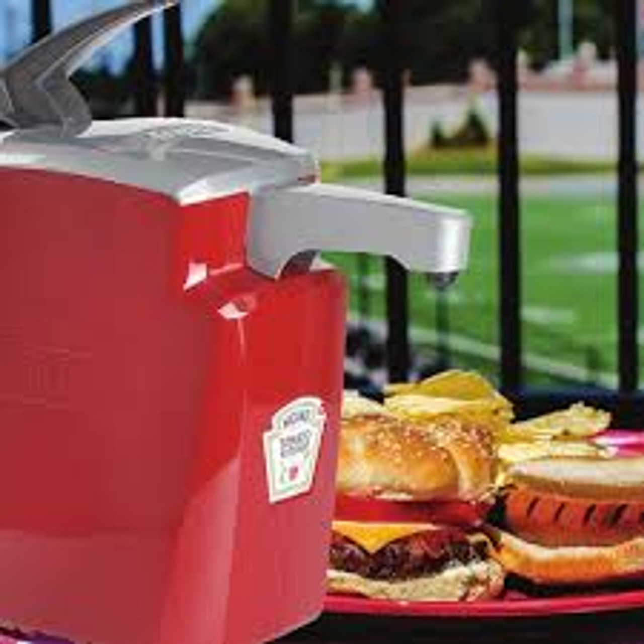 Heinz Keystone Plastic Countertop BBQ Pump Dispenser-1.5 Gallon