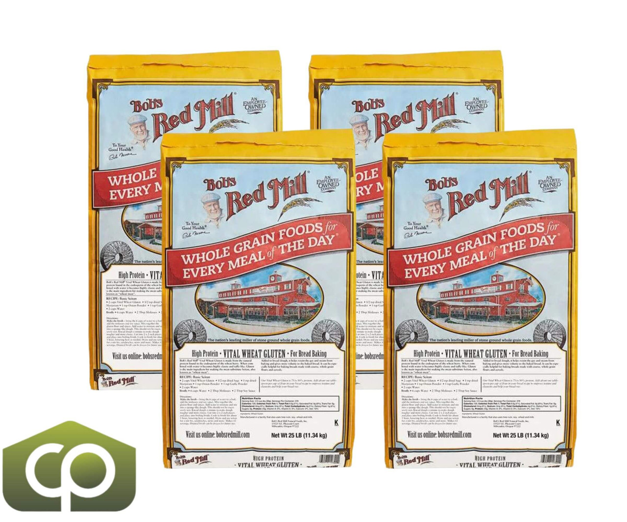 Bob's Red Mill 25 lbs. (11.34 kg) Vital Wheat Gluten - Natural Protein Powerhouse-Chicken Pieces