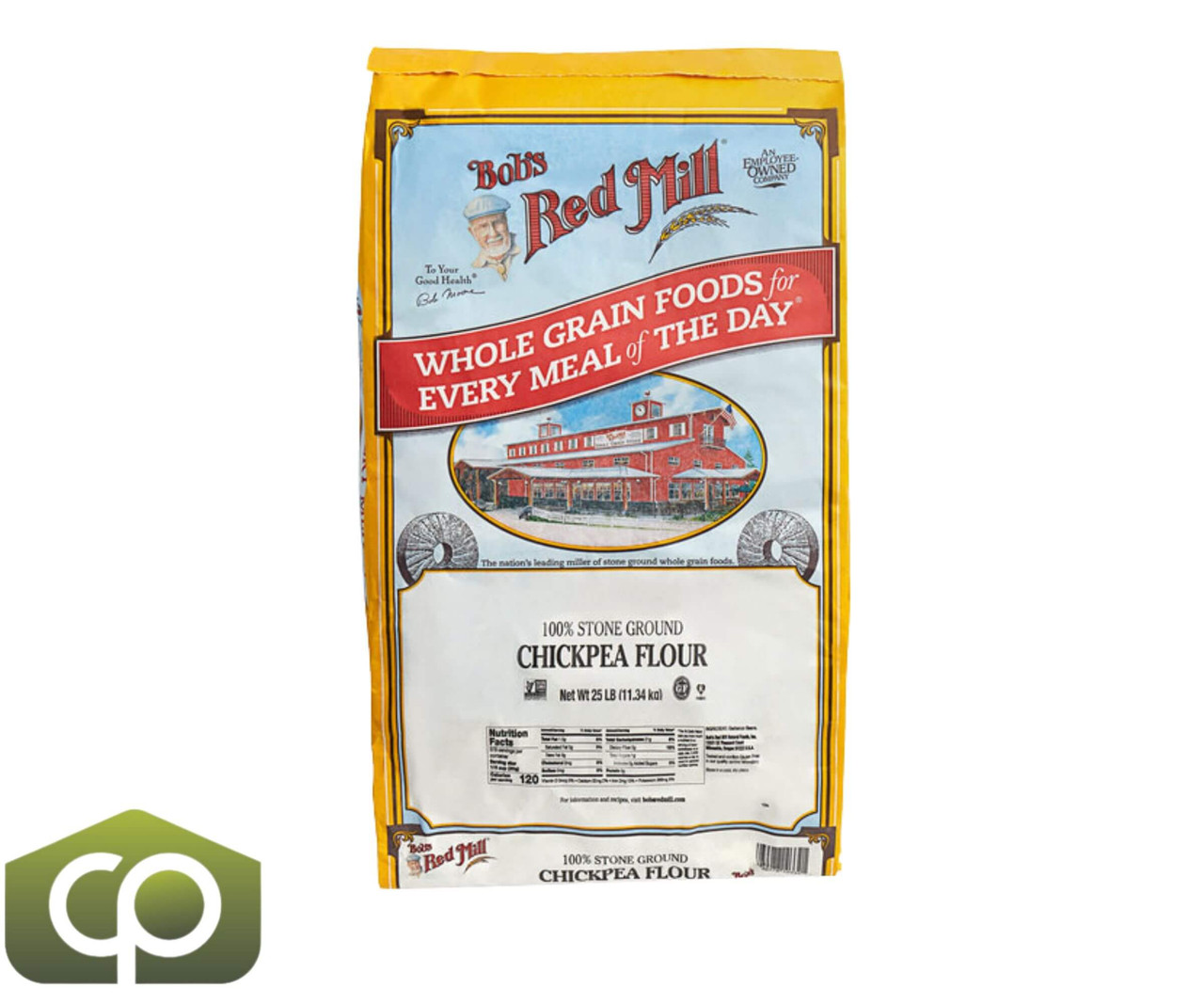 Bob's Red Mill 25 lbs. (11.34 kg) Garbanzo Bean Flour - Gluten-Free Nutty Marvel-Chicken Pieces