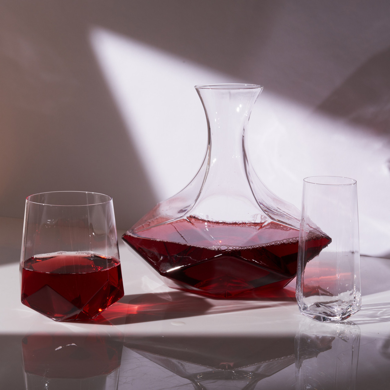 Faceted Crystal Wine Decanter by Viski®