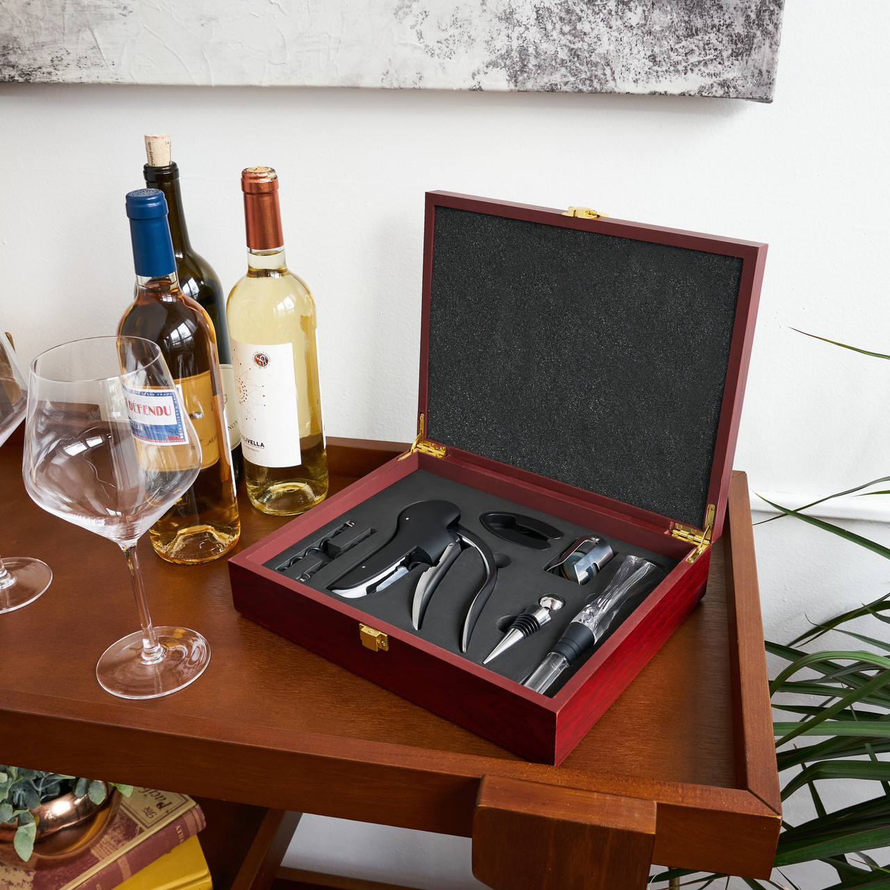 7 Piece Wine Tools Boxed Set by True