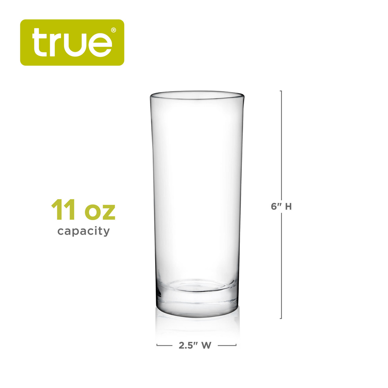 Highball Glasses, Set of 4 by True