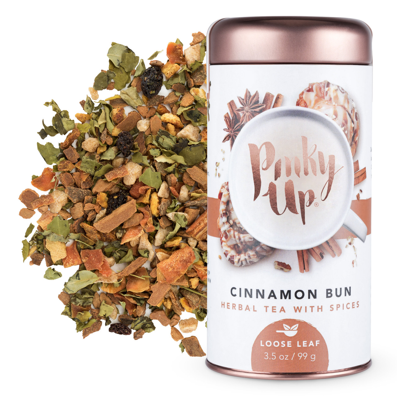 Cinnamon Bun Loose Leaf Tea Tins by Pinky Up