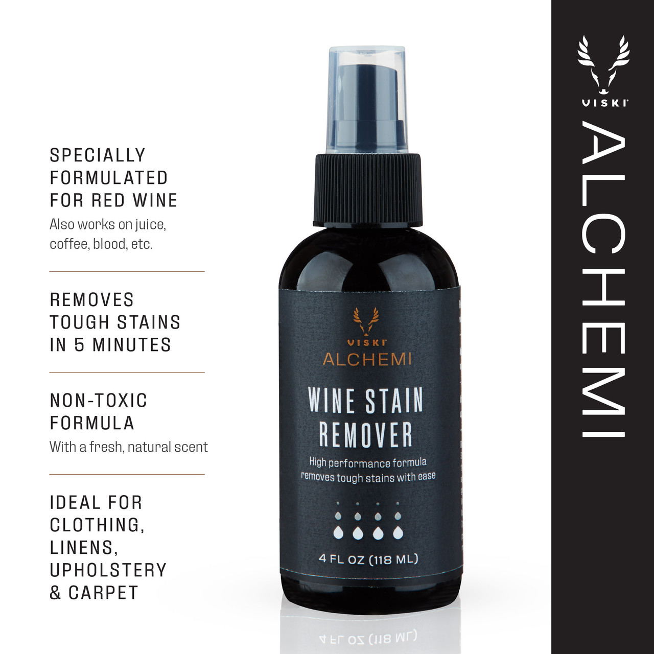 Alchemi Wine Stain Remover, 4 oz by Viski