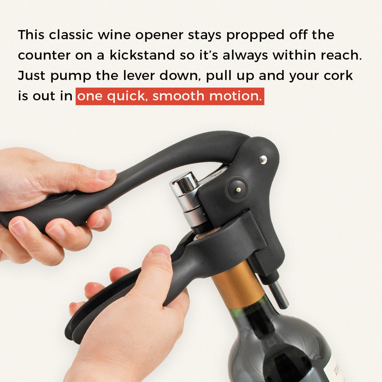 Lever Corkscrew Set by Savoy