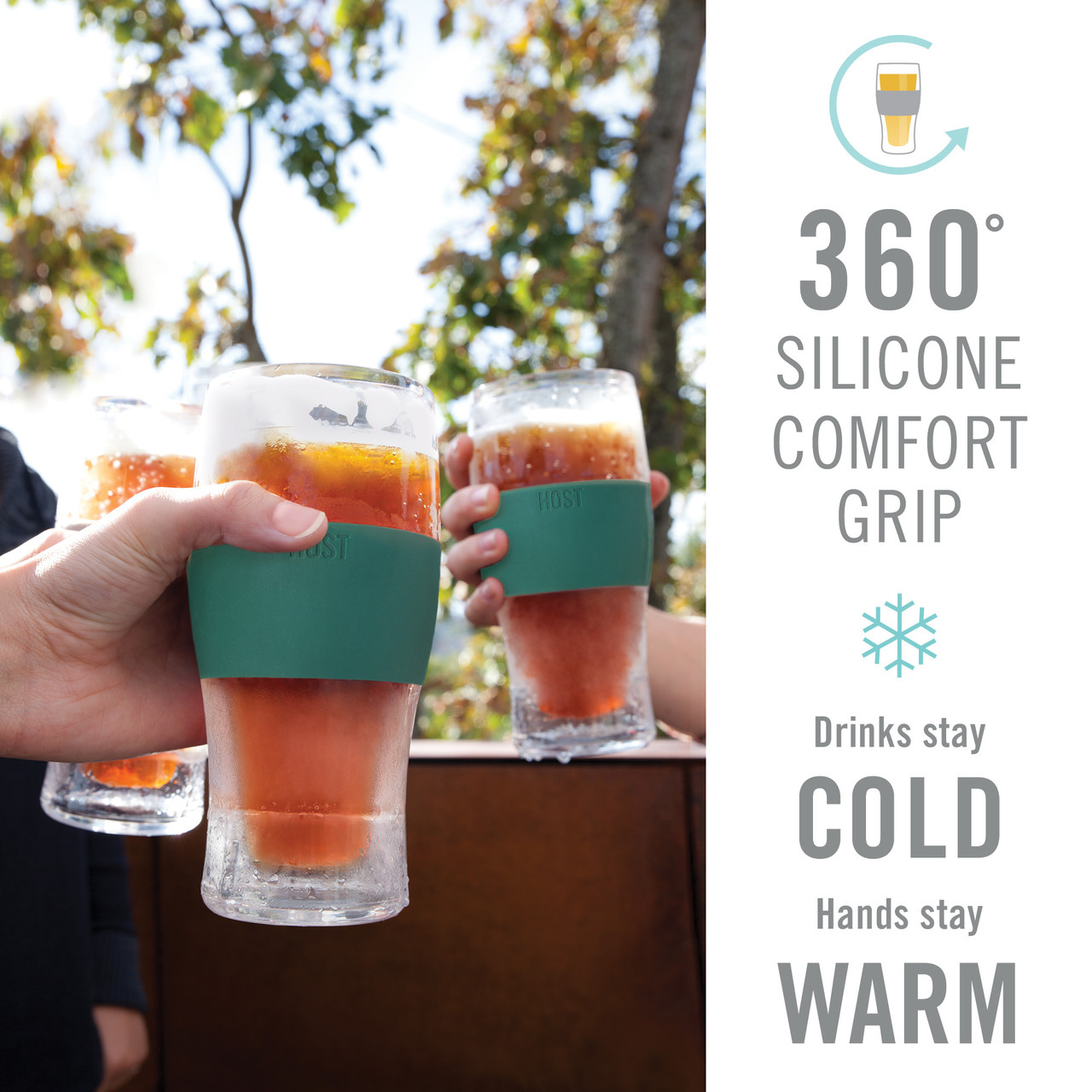 Beer FREEZE in Green (set of 2) by HOST®