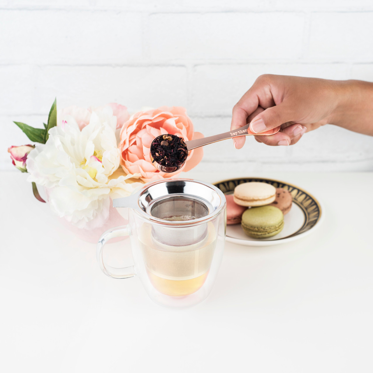 Hey There, Hot-Tea Tablespoon by Pinky Up