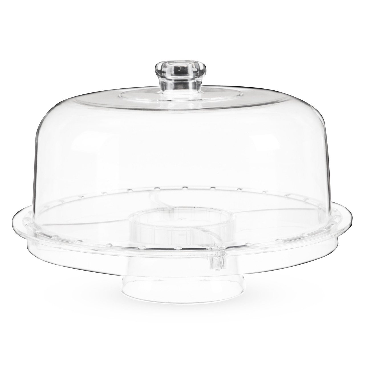 Multi-Functional Acrylic Server with Bundt Cake Mold