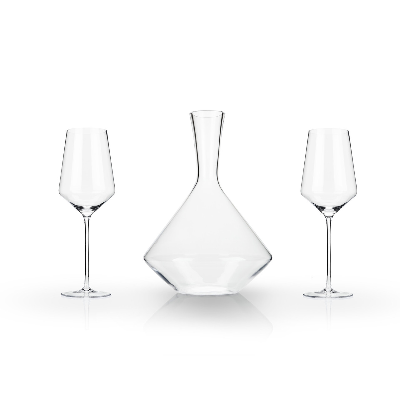 3-Piece Angled Crystal Bordeaux Set by Viski®