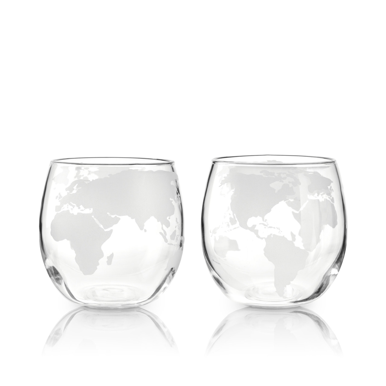 Globe Whiskey Tumblers by Viski®