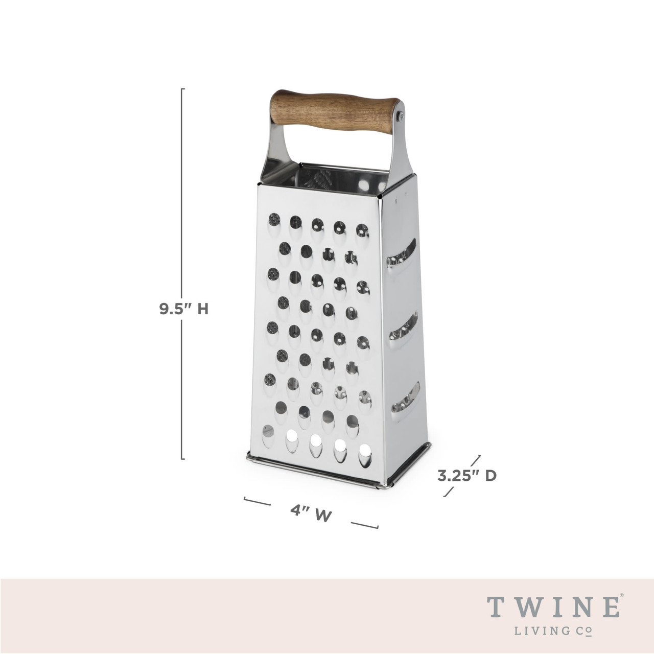 Acacia Wood Handled Cheese Grater by Twine®