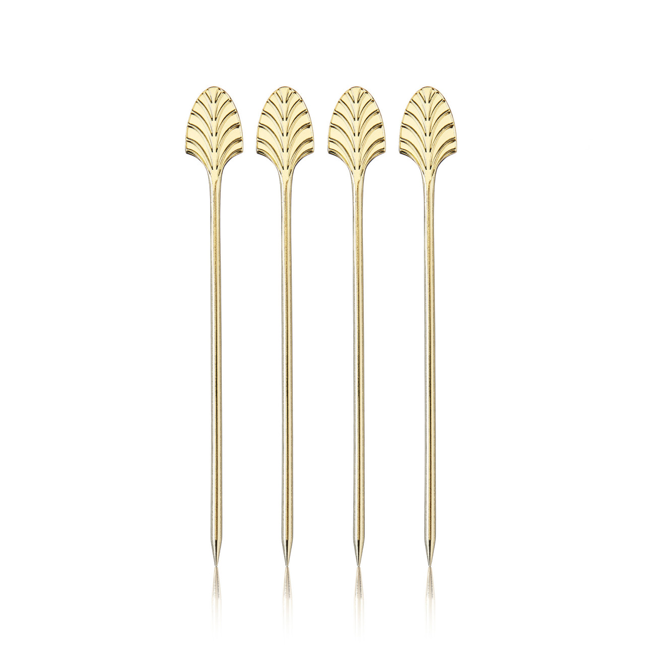 Gold Art Deco Cocktail Picks by Viski®