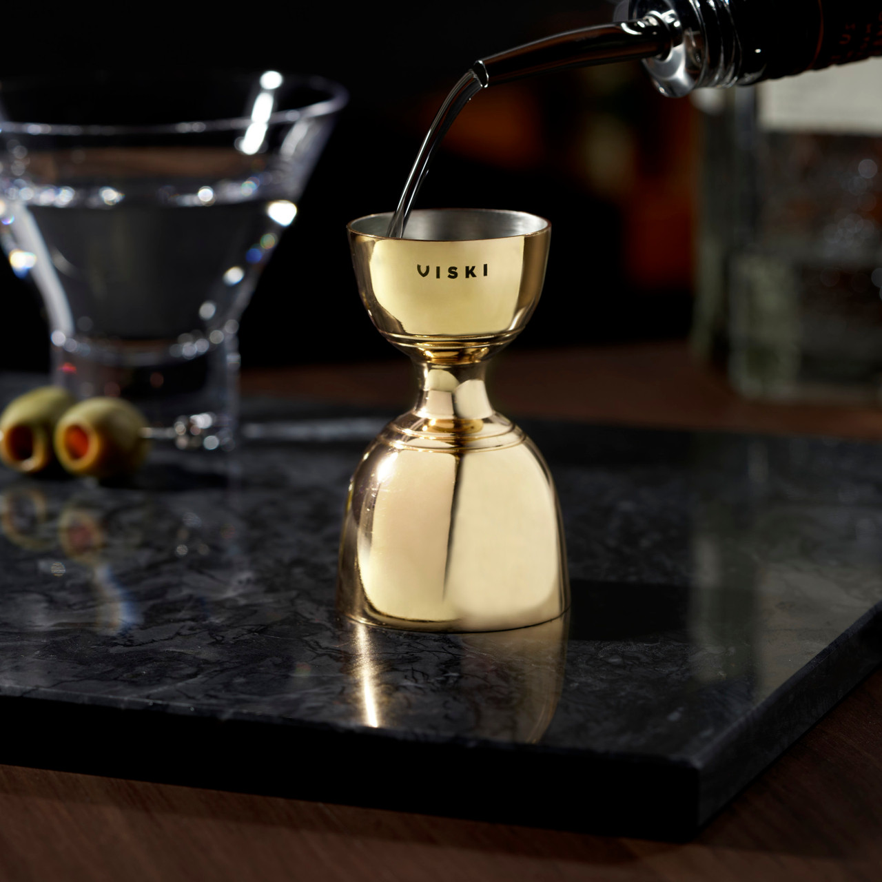 Gold Canterbury Jigger by Viski®