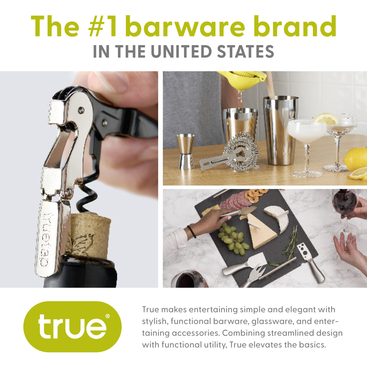 14 Piece Barware Set by True