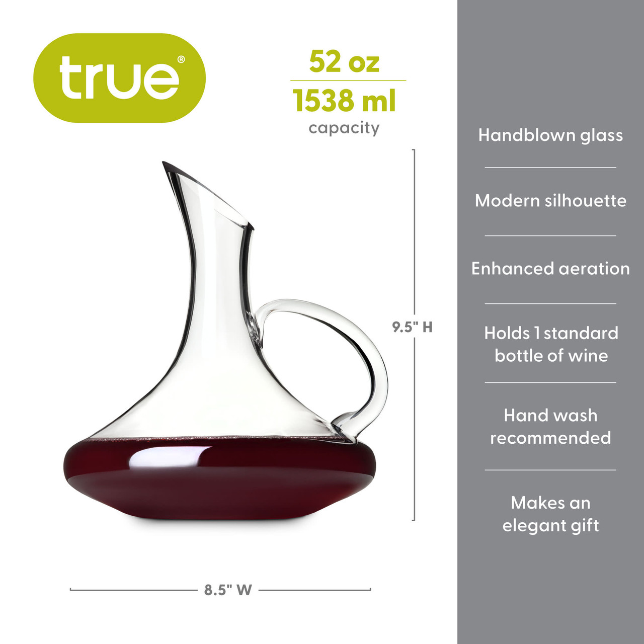 Capuli: Traditional Handled Decanter