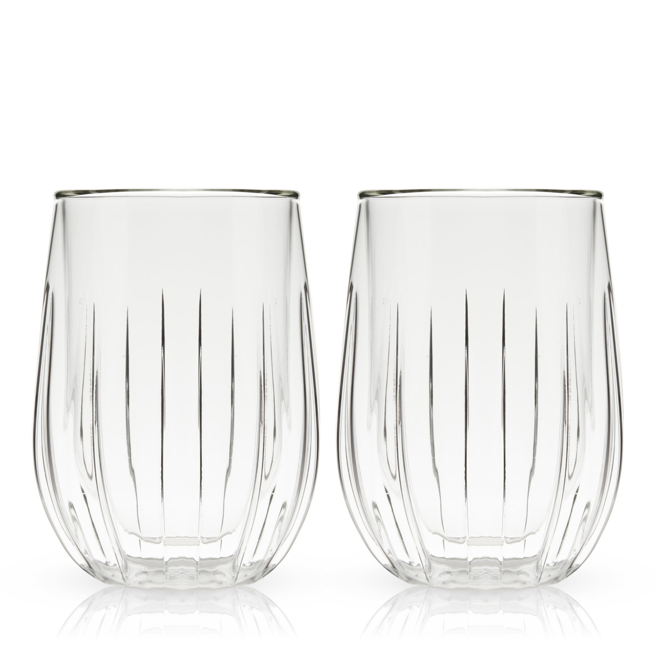 Double Walled Wine Glasses by Viski