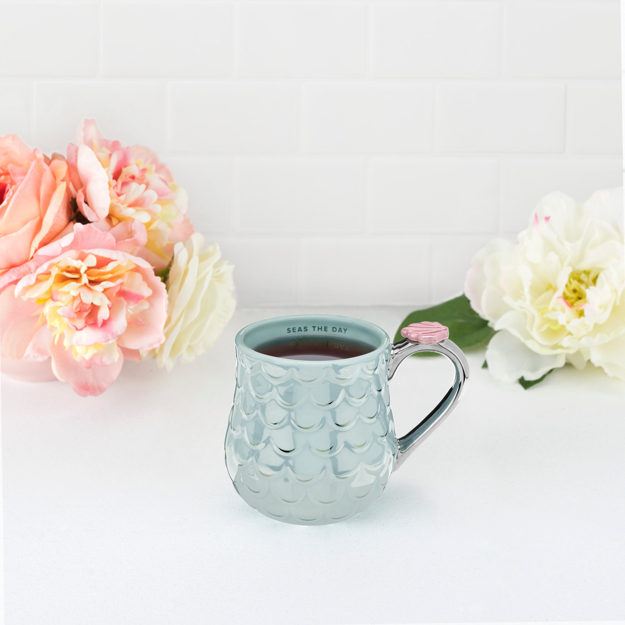 Mermaid Blue Mug by Pinky Up®