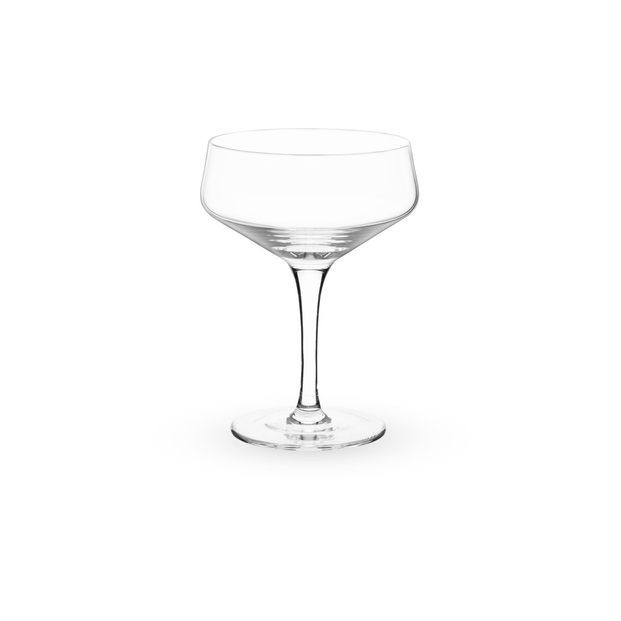 Angled Crystal Coupe Glasses by Viski®