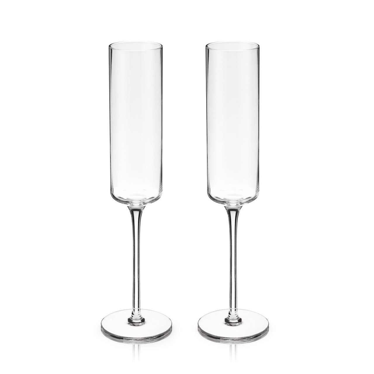 Laurel Champagne Flutes by Viski