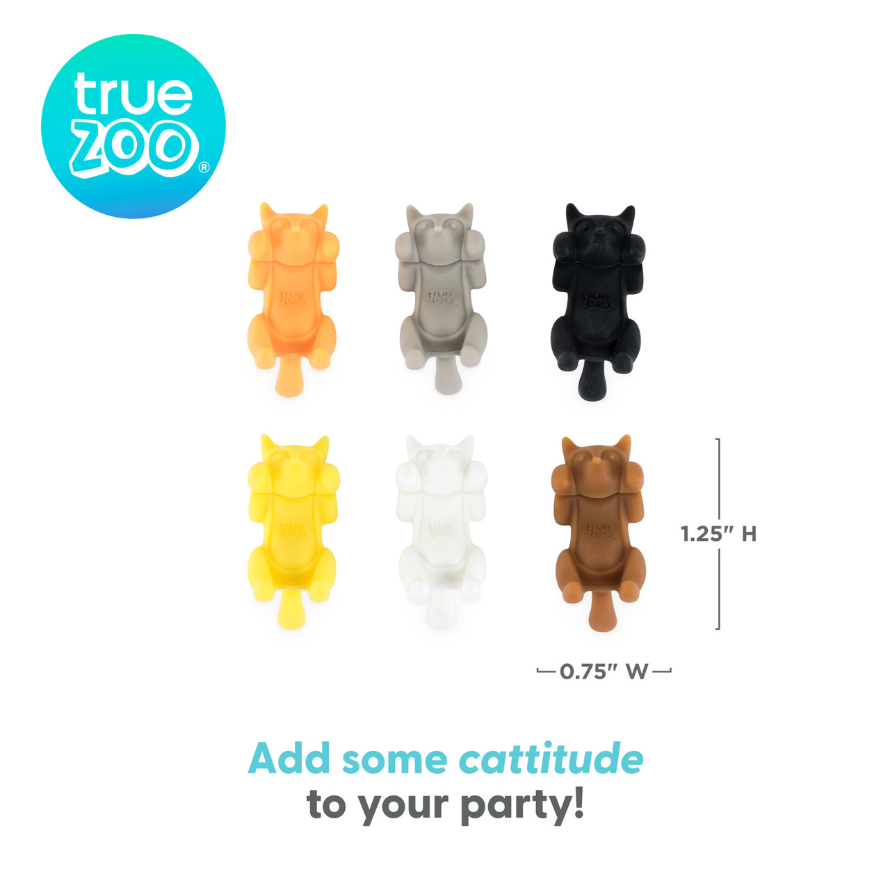 Paws Off Glass Markers (Set of 6) by TrueZoo