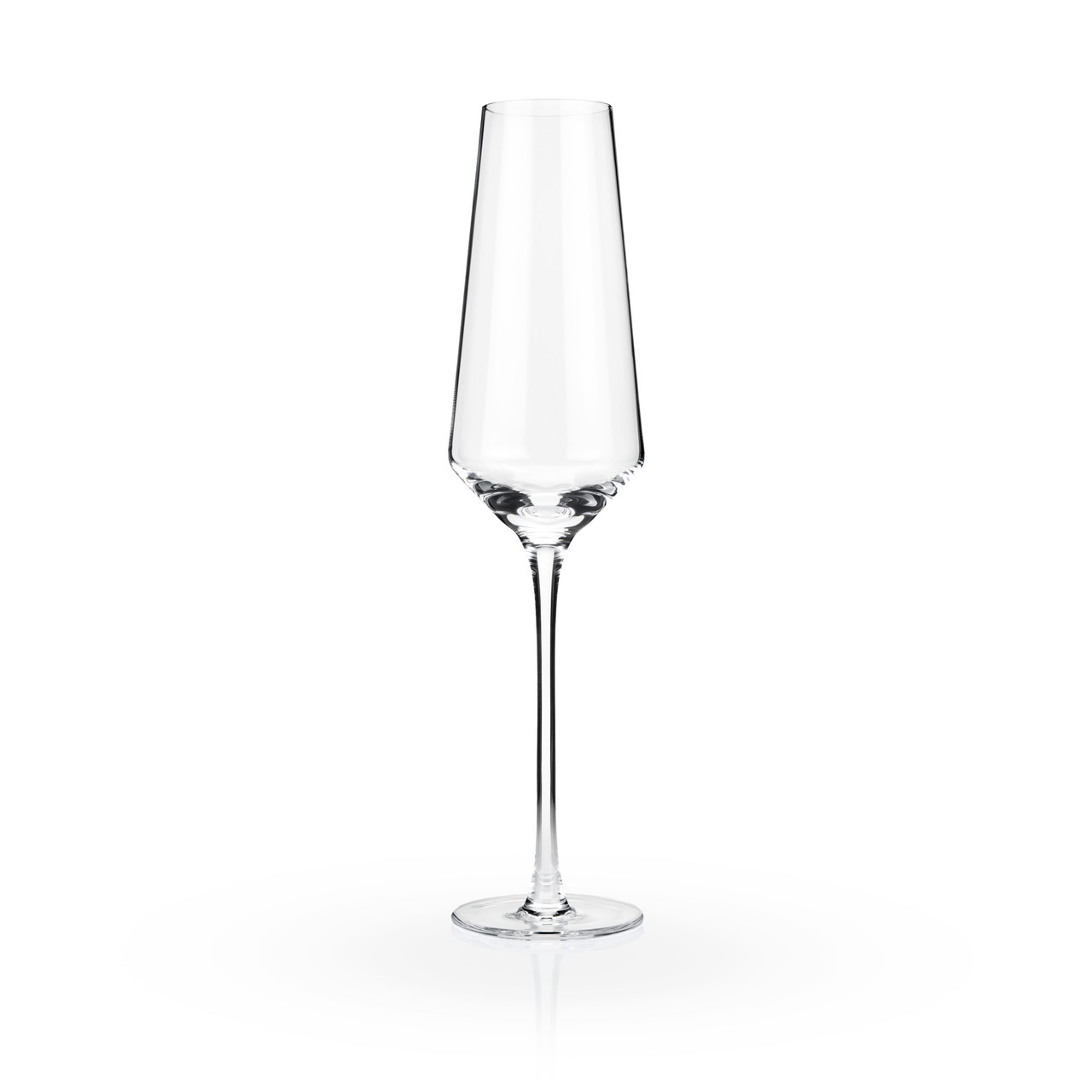 Angled Crystal Champagne Flutes by Viski®