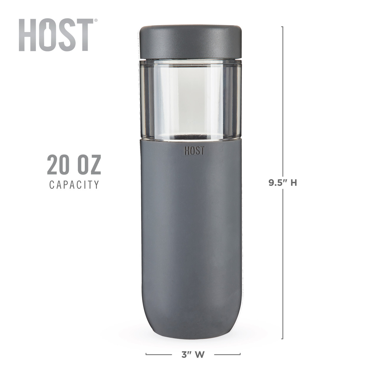 FREEZE Bottle in Gray by HOST®