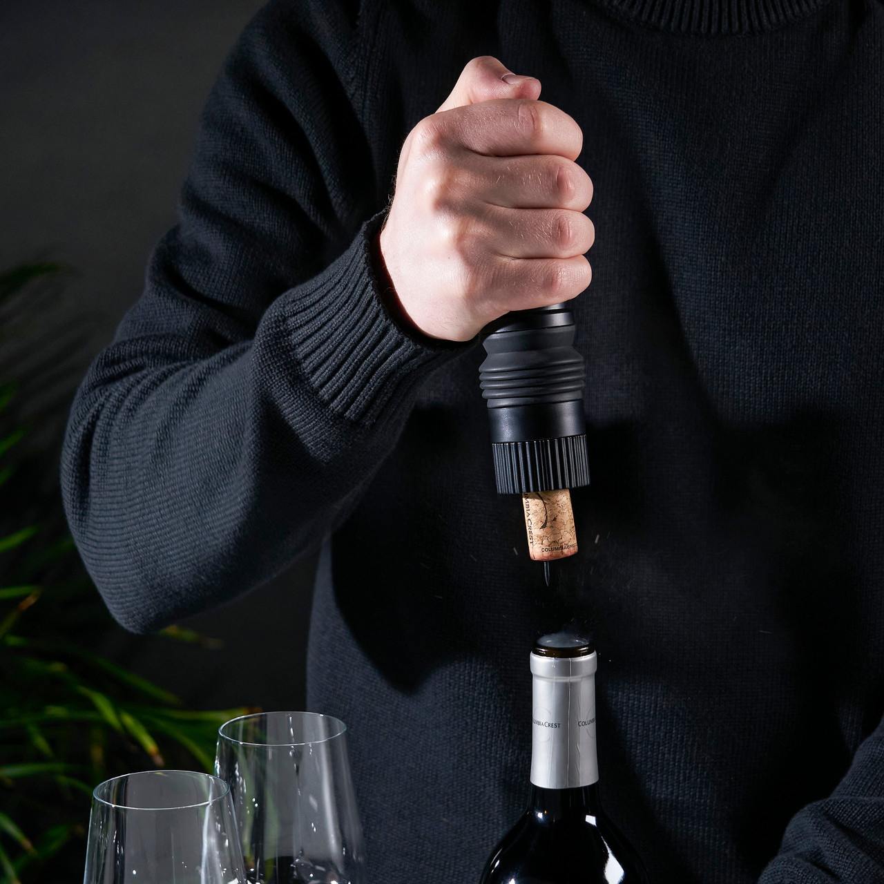 Alchemi CO2 Cork Remover by Viski