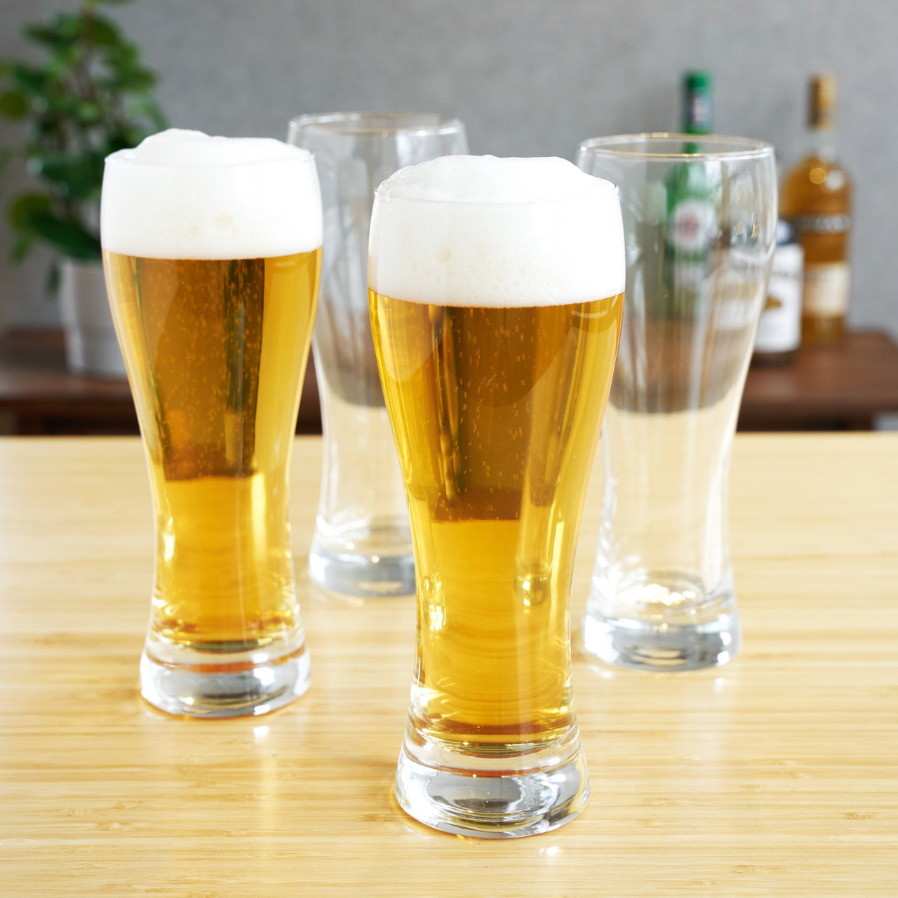 Wheat Beer Glasses, Set of 4 by True