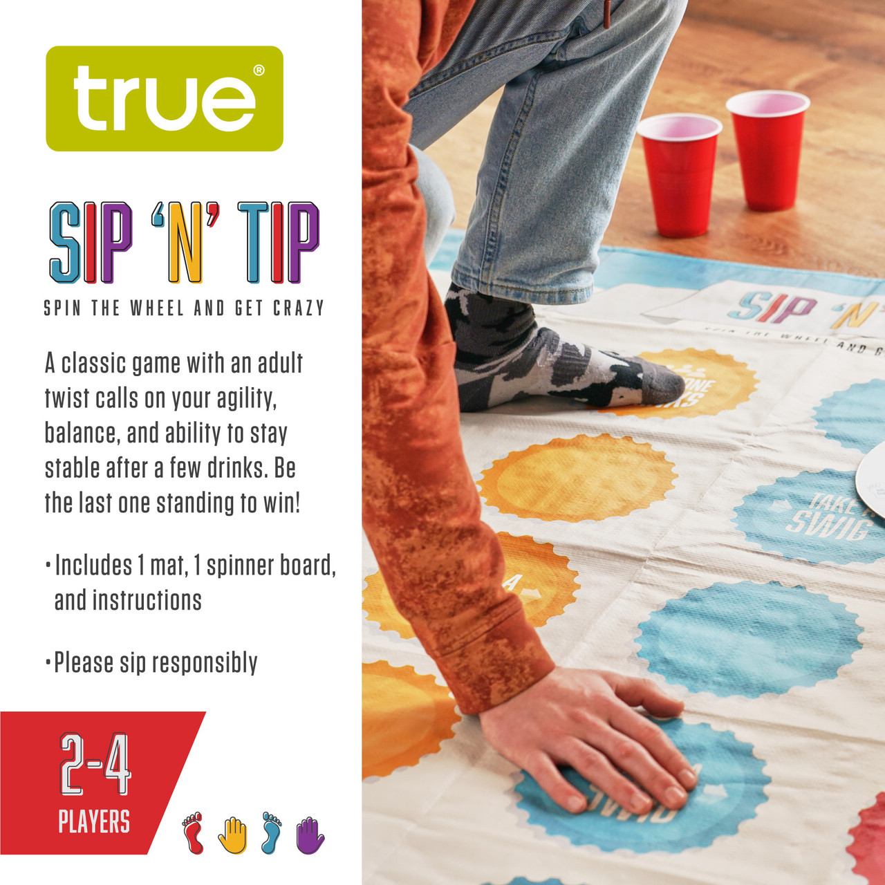 Sip N Tip Party Game by True