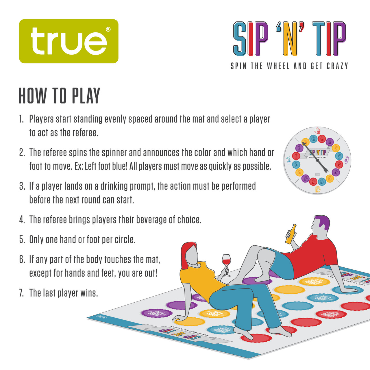 Sip N Tip Party Game by True