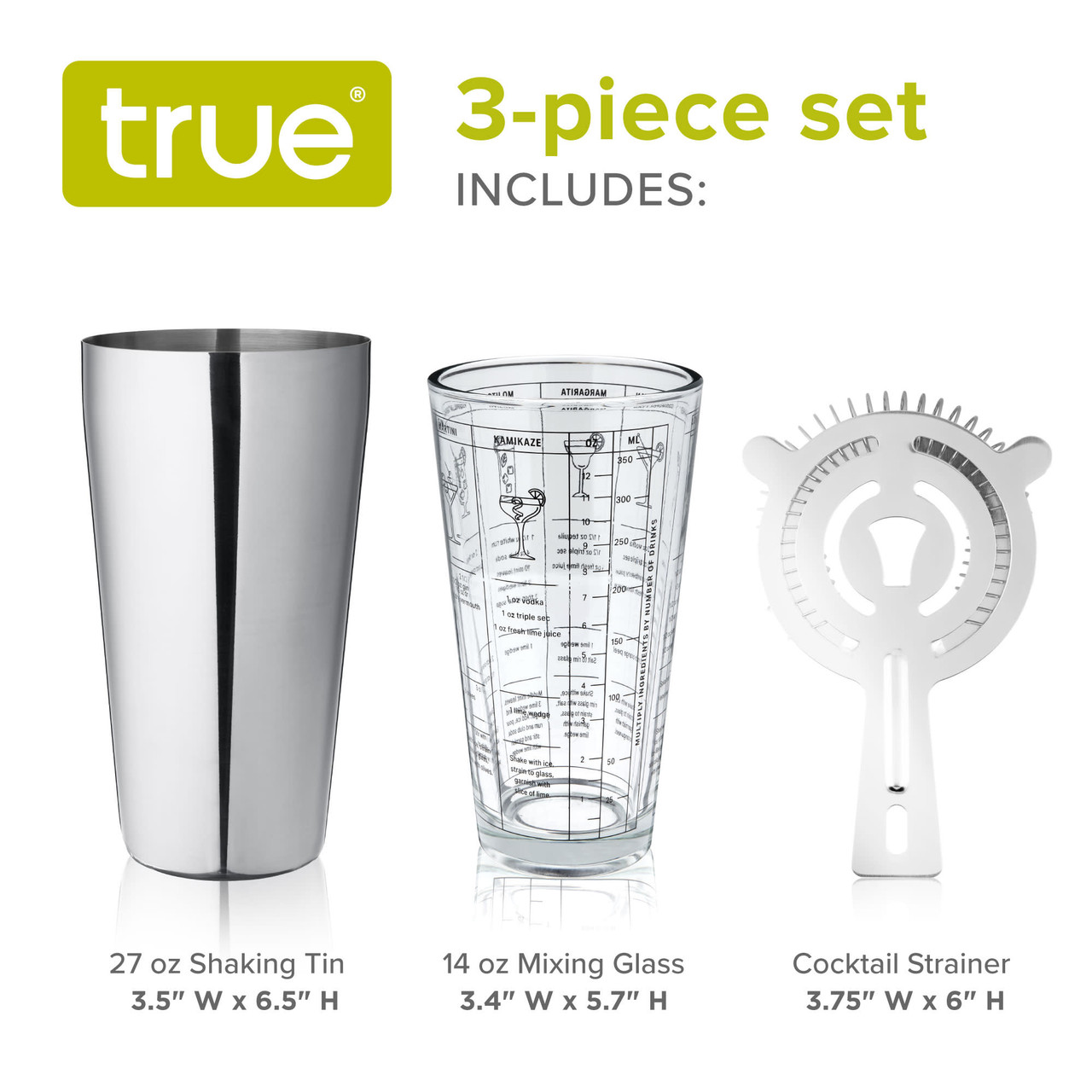 3 Piece Bar Set by True