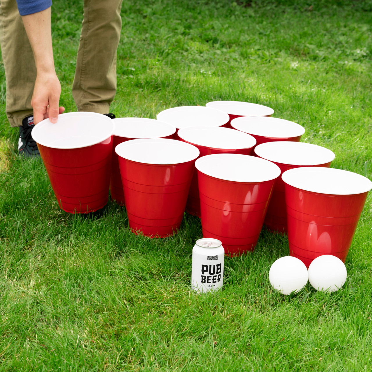 Giant Beer Pong Kit by True