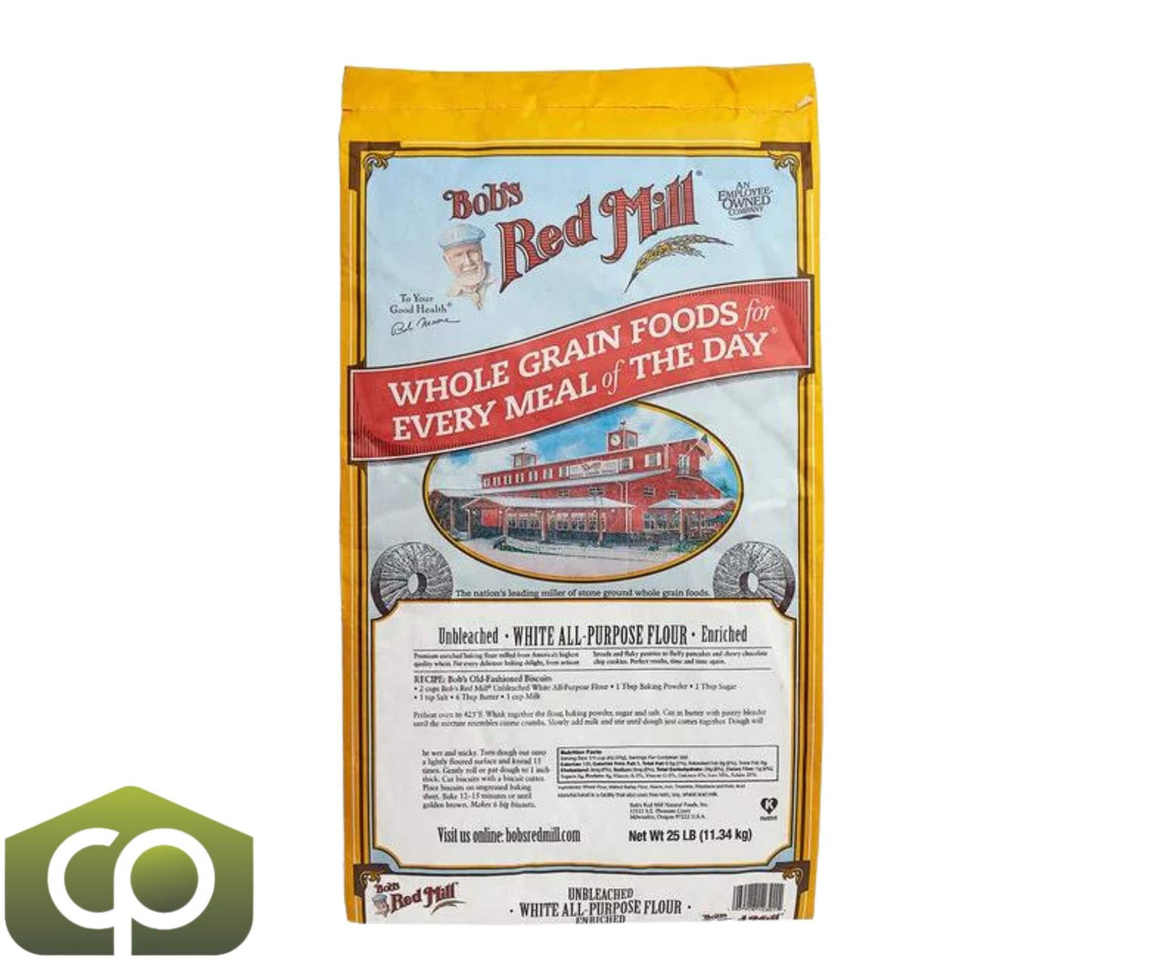 Bob's Red Mill 25 lbs. (11.34 kg) Unbleached All-Purpose Flour-Chicken Pieces