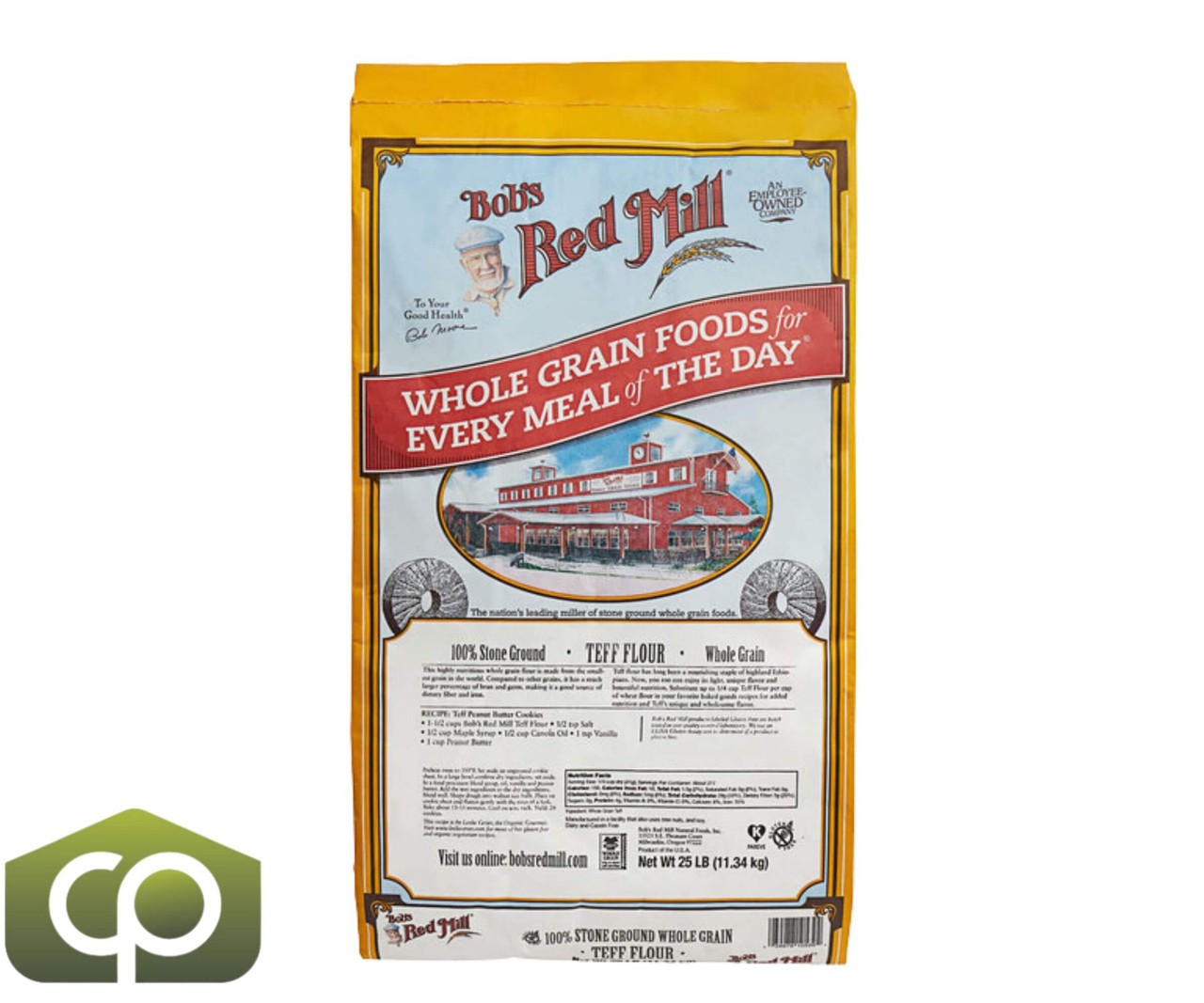 Bob's Red Mill 25 lbs. (11.34 kg) Gluten-Free Teff Flour-Chicken Pieces
