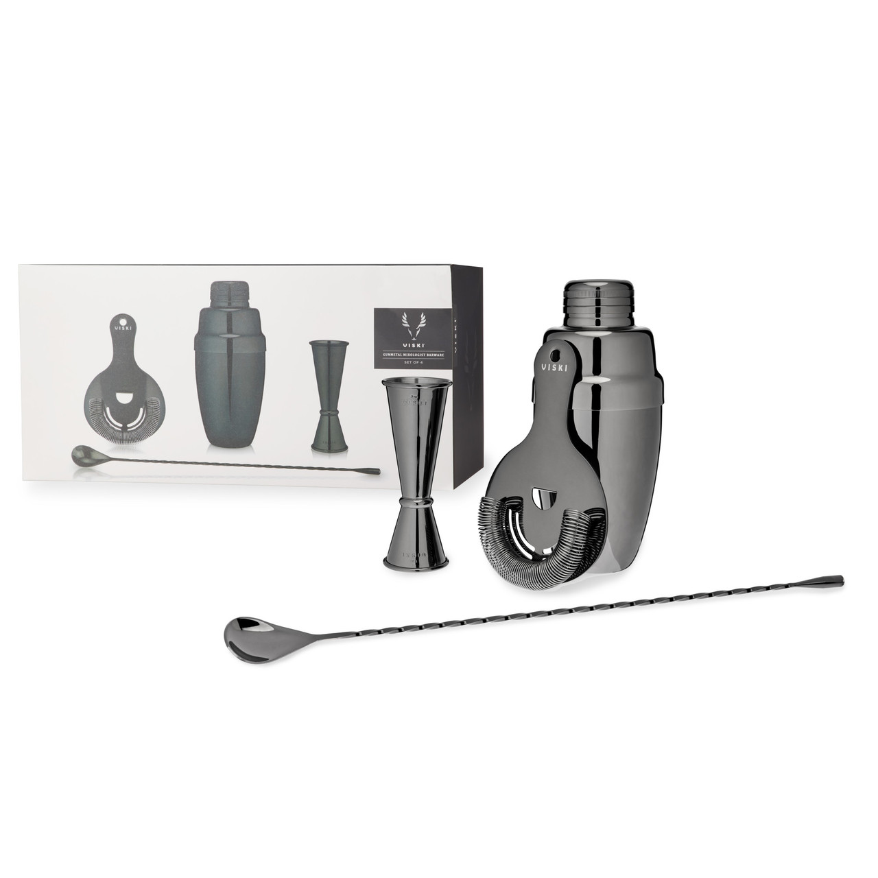 Gunmetal Mixologist Barware Set by Viski®