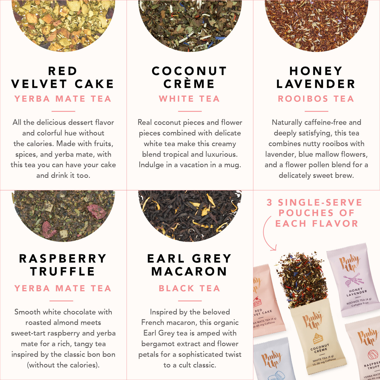 Loose Leaf Tea Sampler by Pinky Up