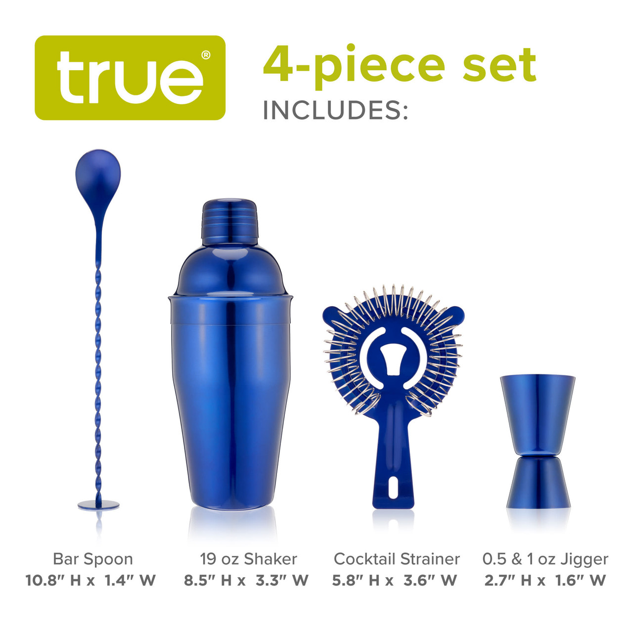 Blue Barware Set