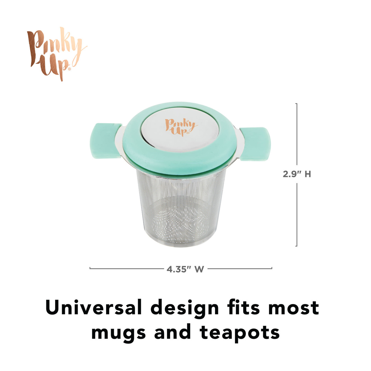 Erin Turquoise Universal Tea Infuser in Turquoise by Pinky U