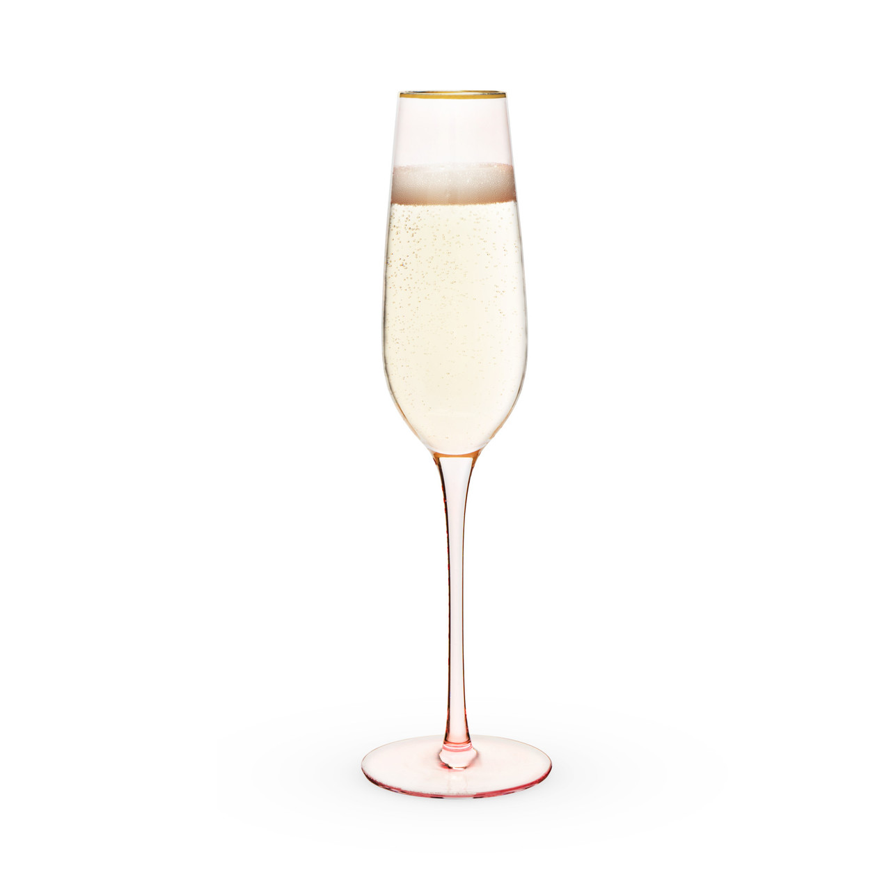 Rose Crystal Champagne Flute Set by Twine®