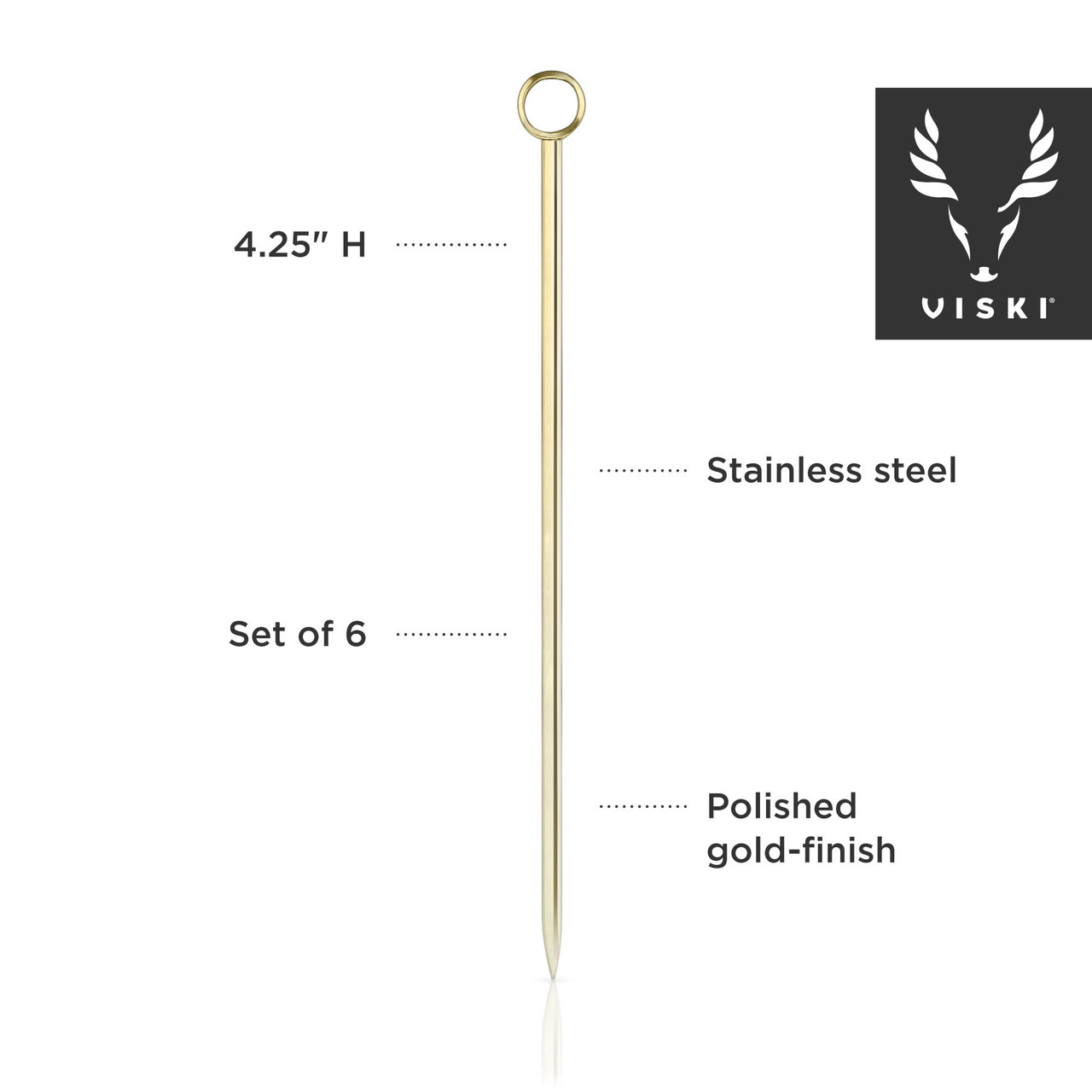 Gold Cocktail Picks by Viski®