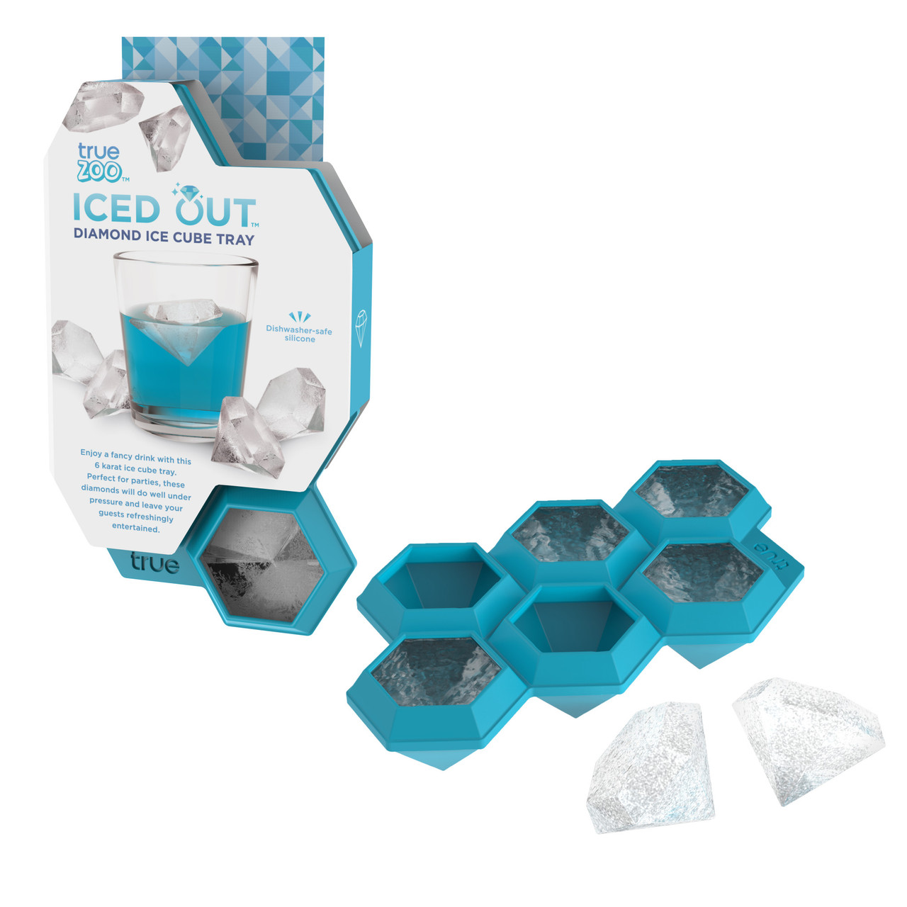 Iced Out Diamond Ice Cube Tray by TrueZoo