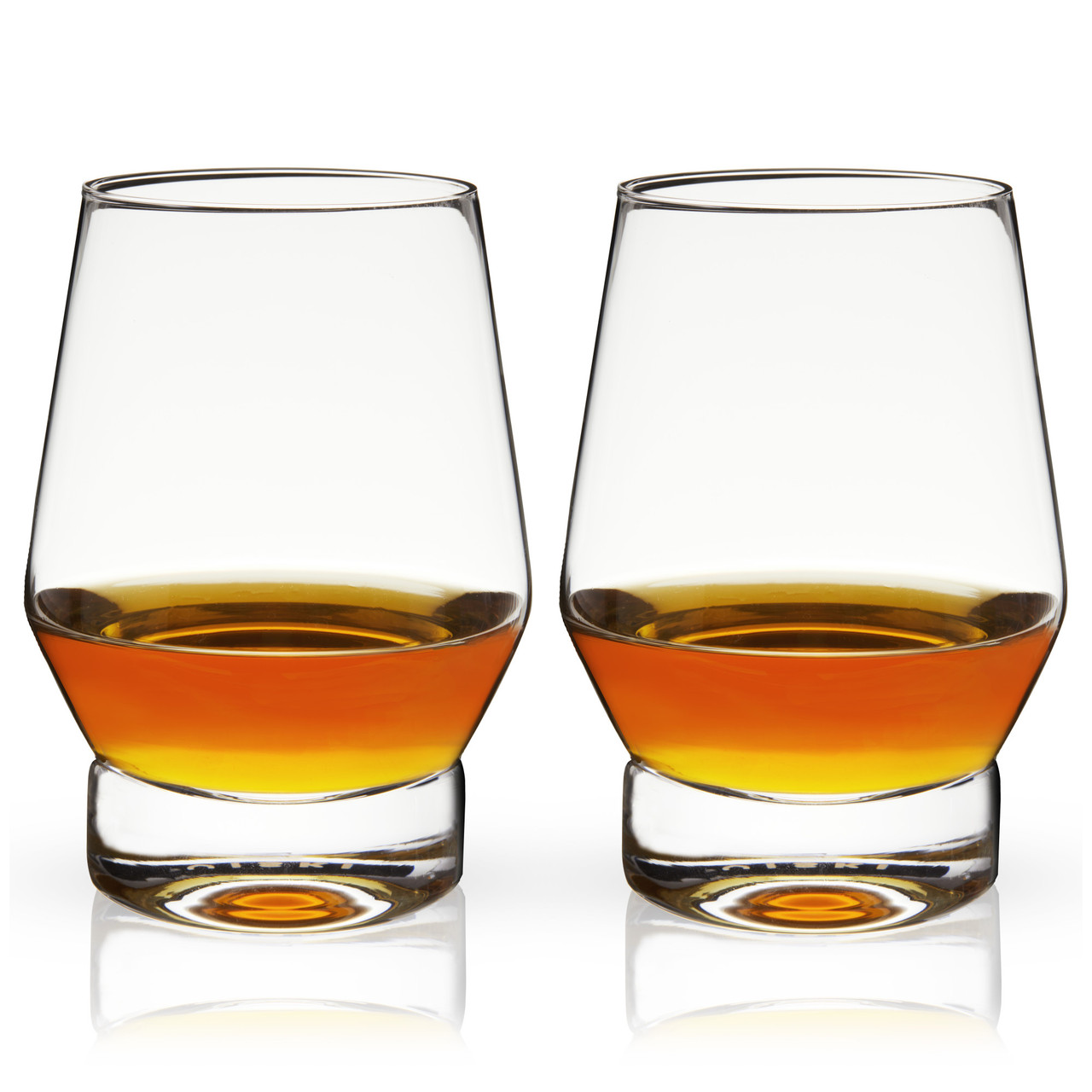 Heavy Base Crystal Whiskey Glasses by Viski