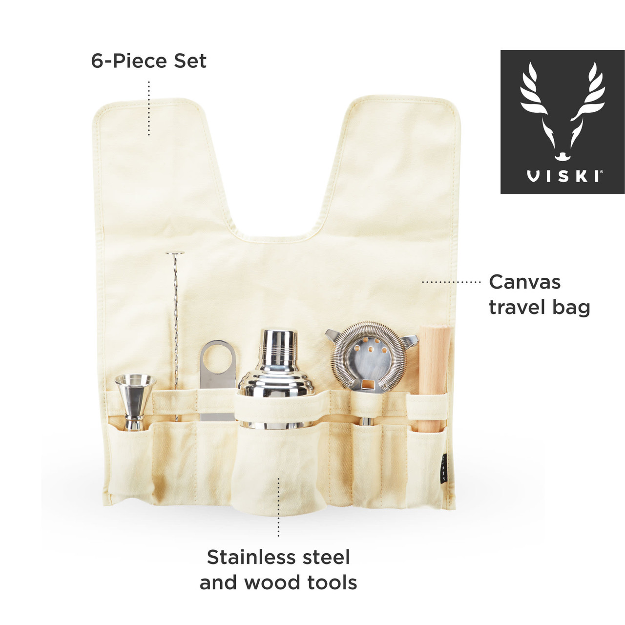 Travel Bar Tools Kit by Viski