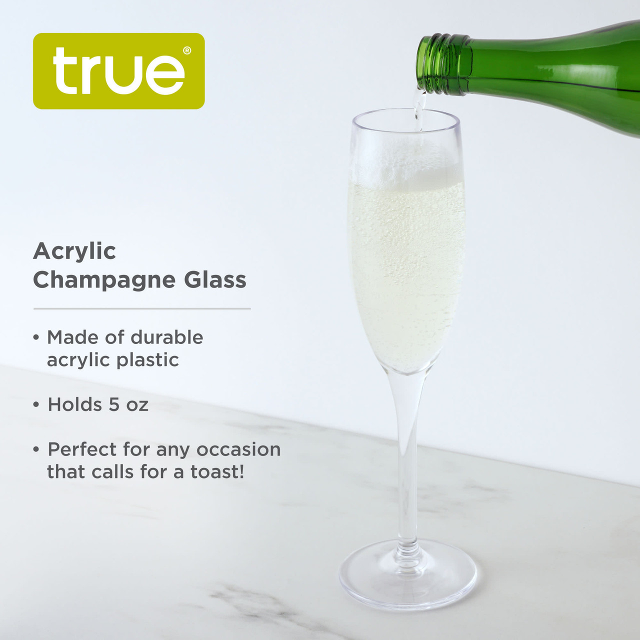 Hardy: Acrylic Champagne Glass